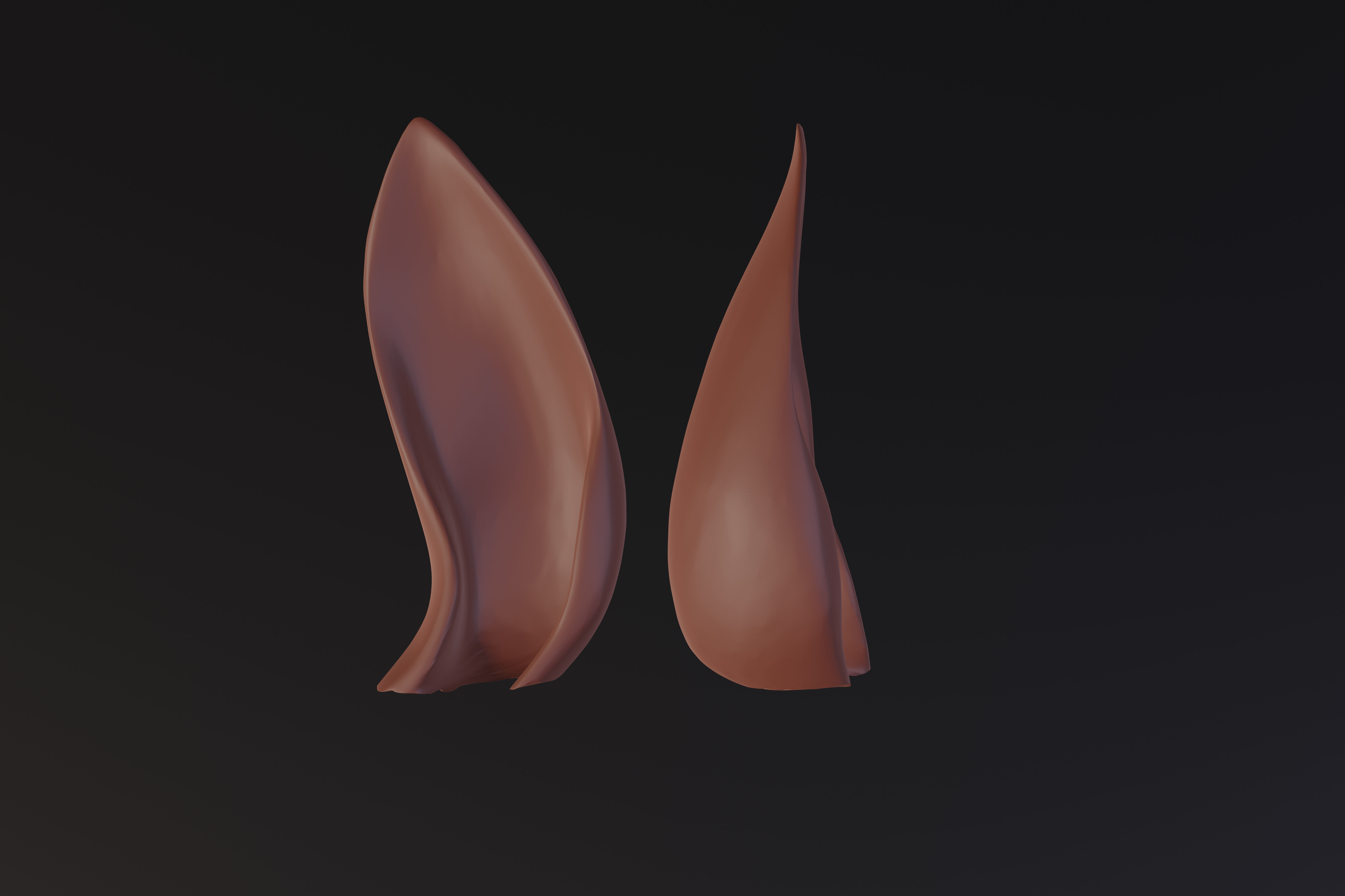 Faun Ears 3D print model_1