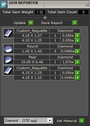  Ornate ring with diamond stone 2954 3D print model 3D print model_8