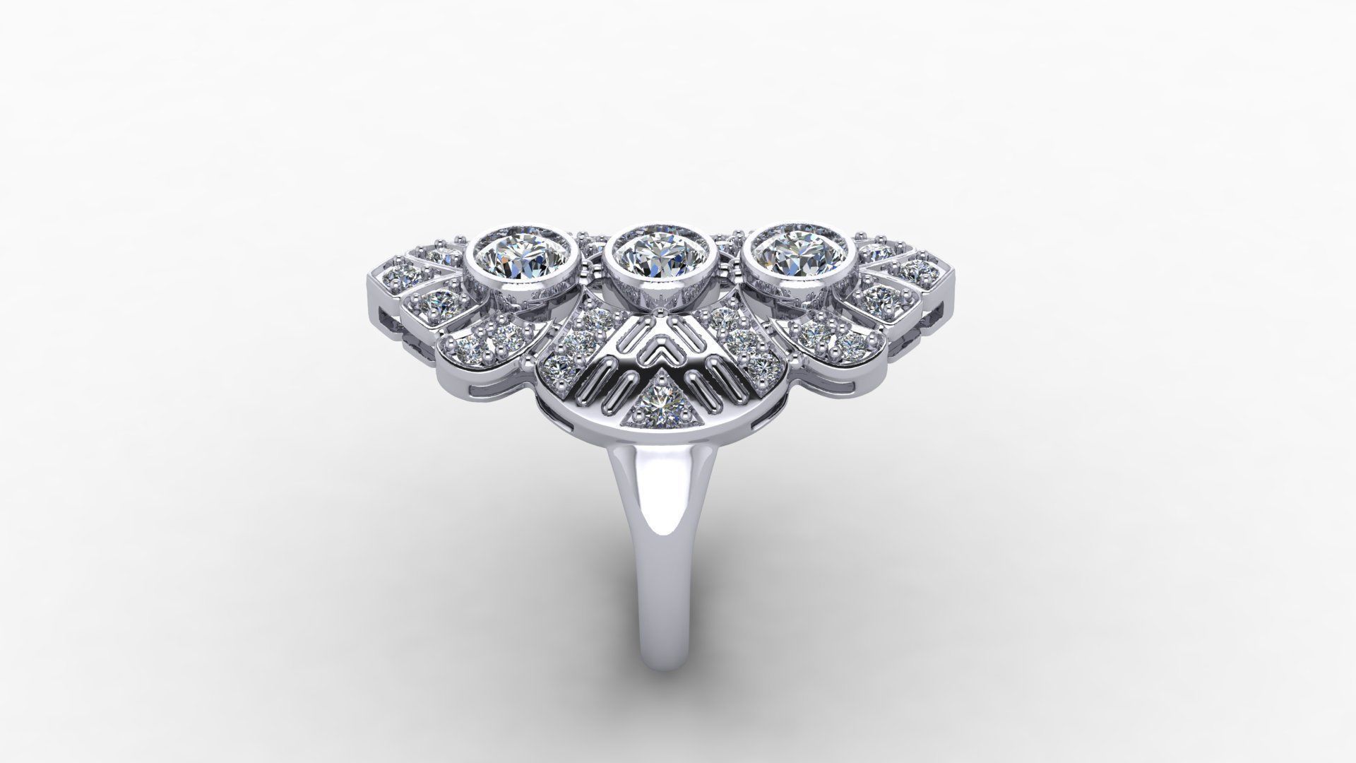 Art deco ring 3D print model_6