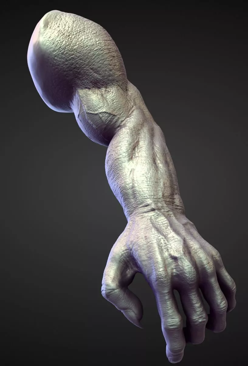 ARM1 high poly sculpt 3D model_0