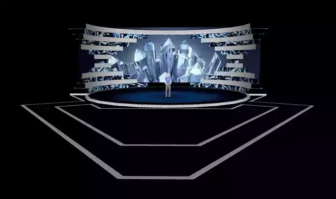 Virtual Stage Design 3D model