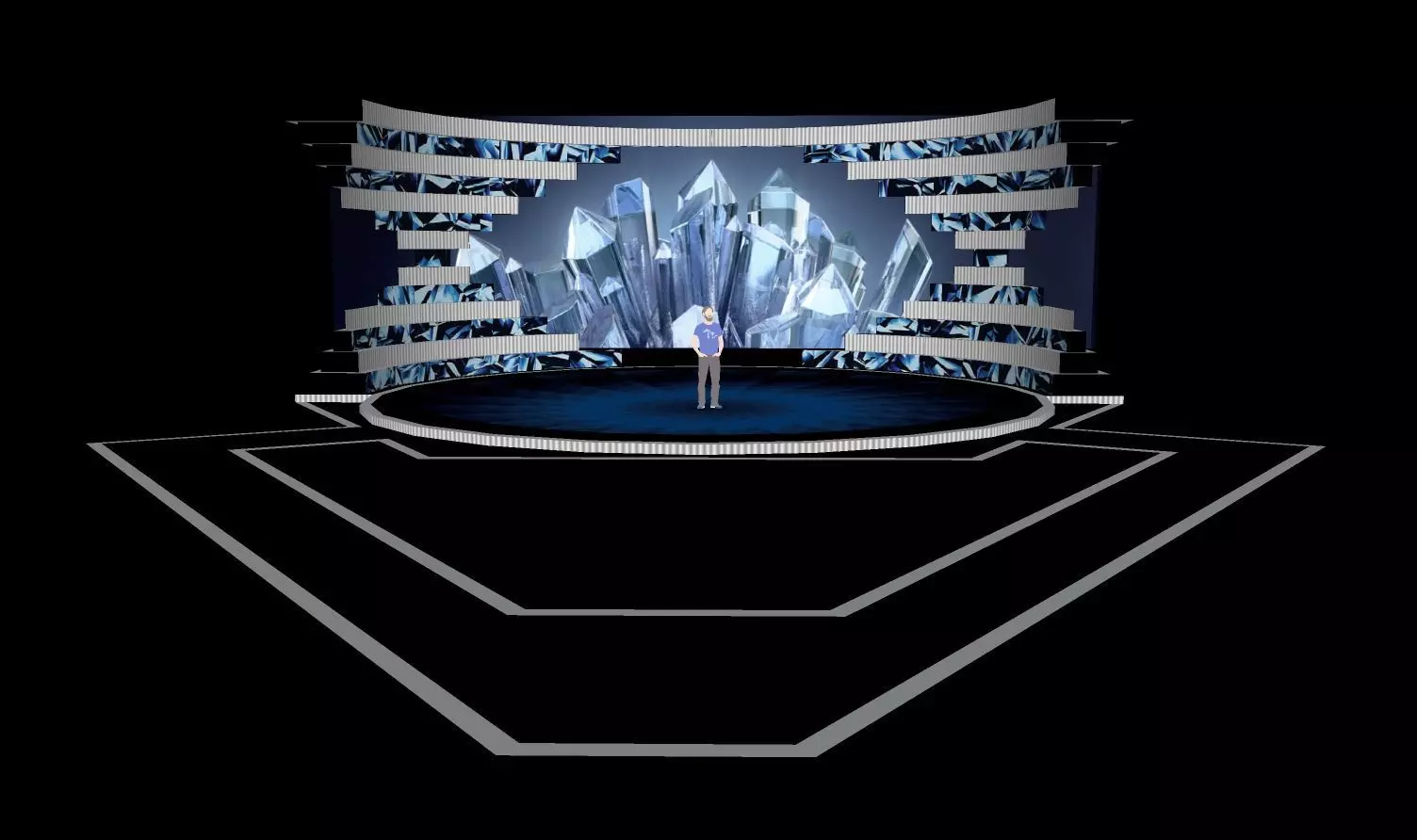 Virtual Stage Design 3D model