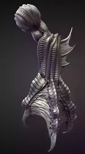 ARM10 high poly sculpt 3D model