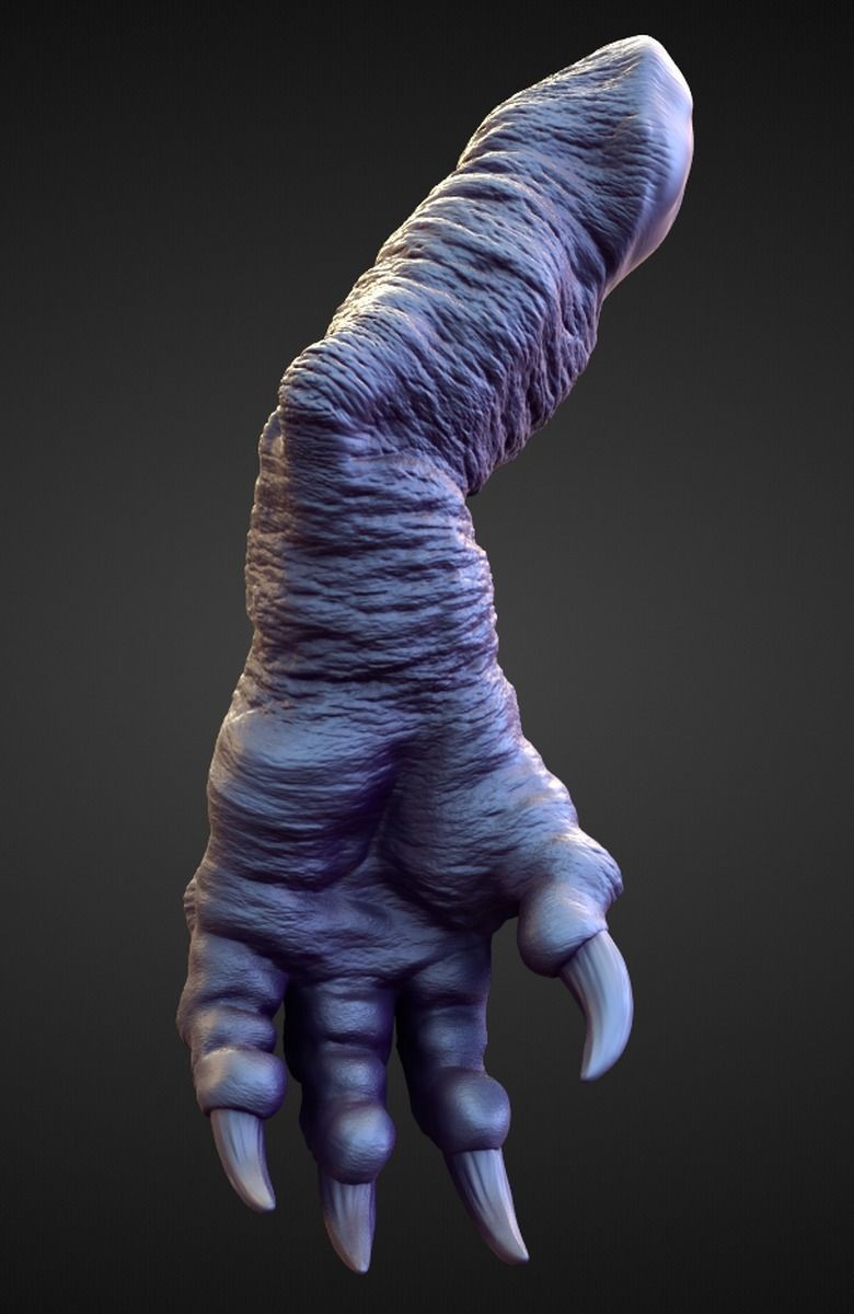 ARM11 high poly sculpt 3D model_1