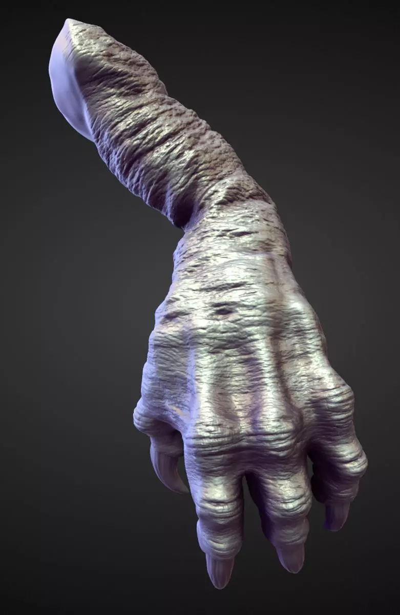 ARM11 high poly sculpt 3D model_0