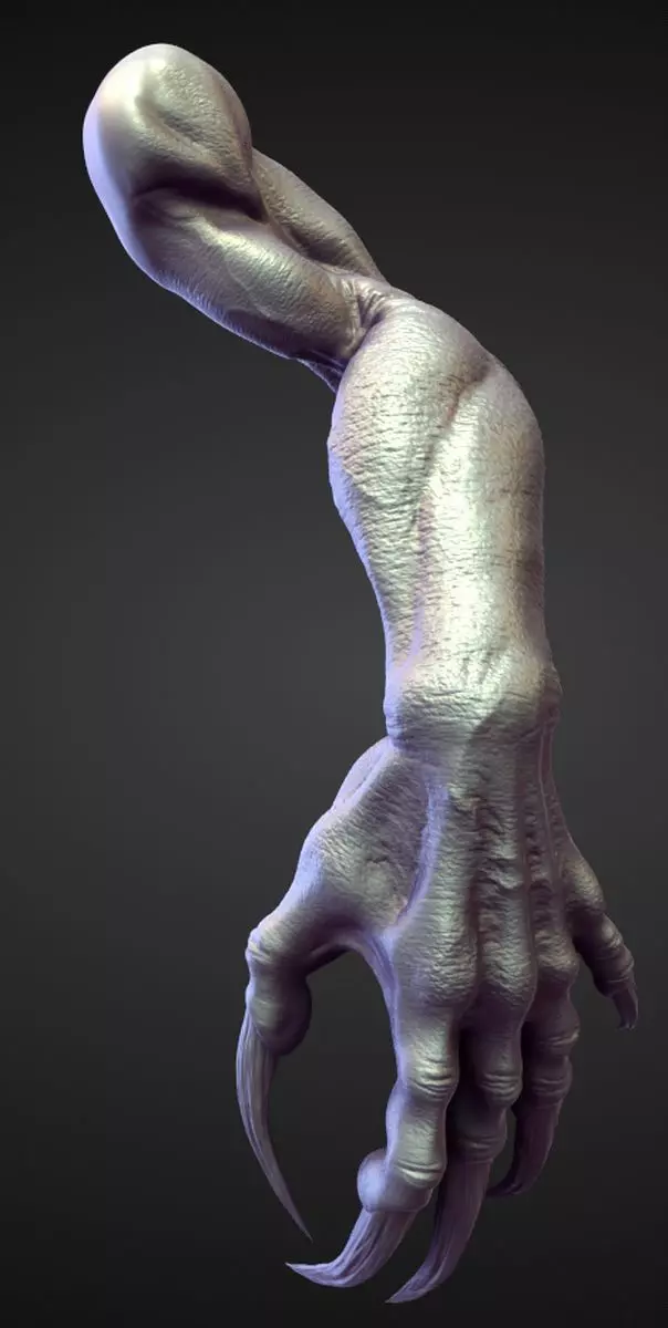ARM14 high poly sculpt 3D model_0