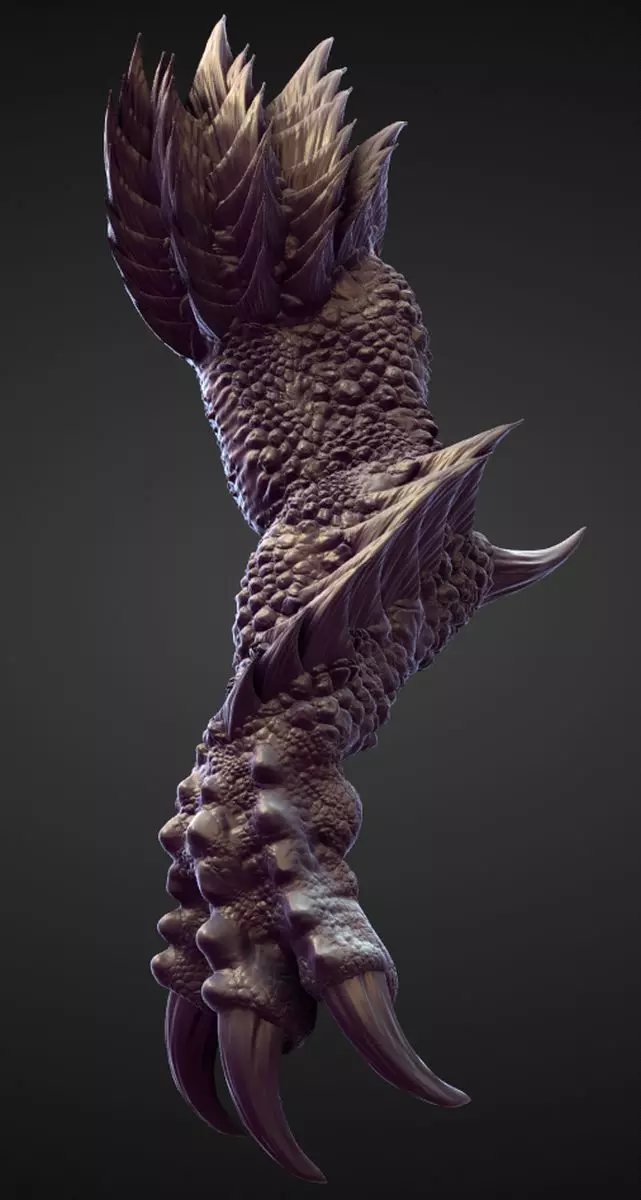 ARM17 high poly sculpt 3D model_0