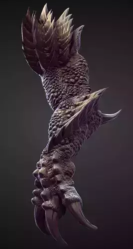 ARM17 high poly sculpt 3D model