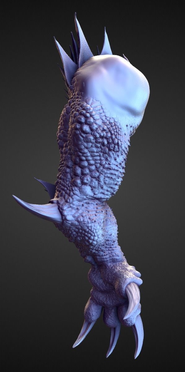 ARM17 high poly sculpt 3D model_1