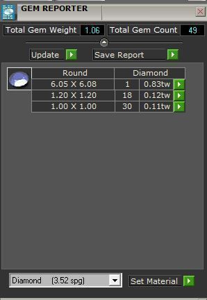 Square diamond ring 2965 3D print model 3D print model_8