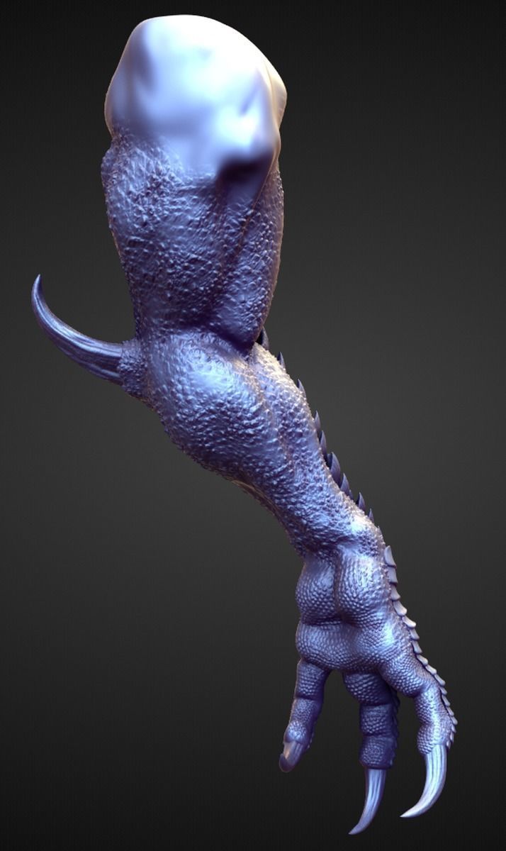 ARM18 high poly sculpt 3D model_1