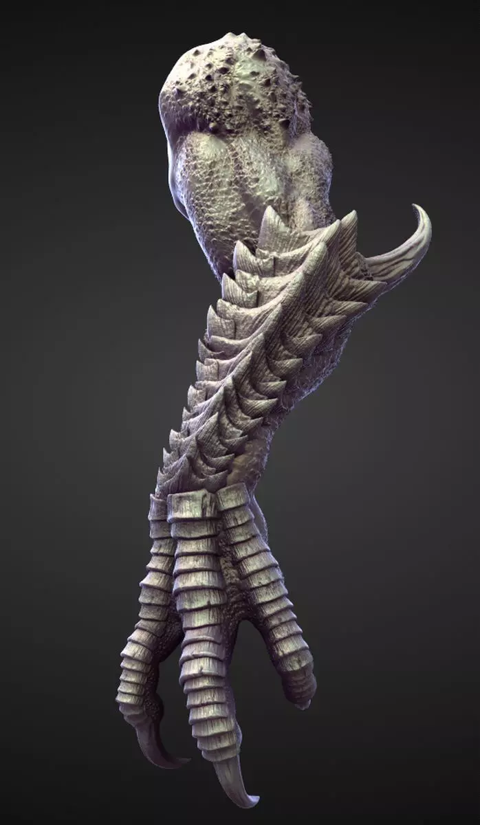 ARM18 high poly sculpt 3D model_0