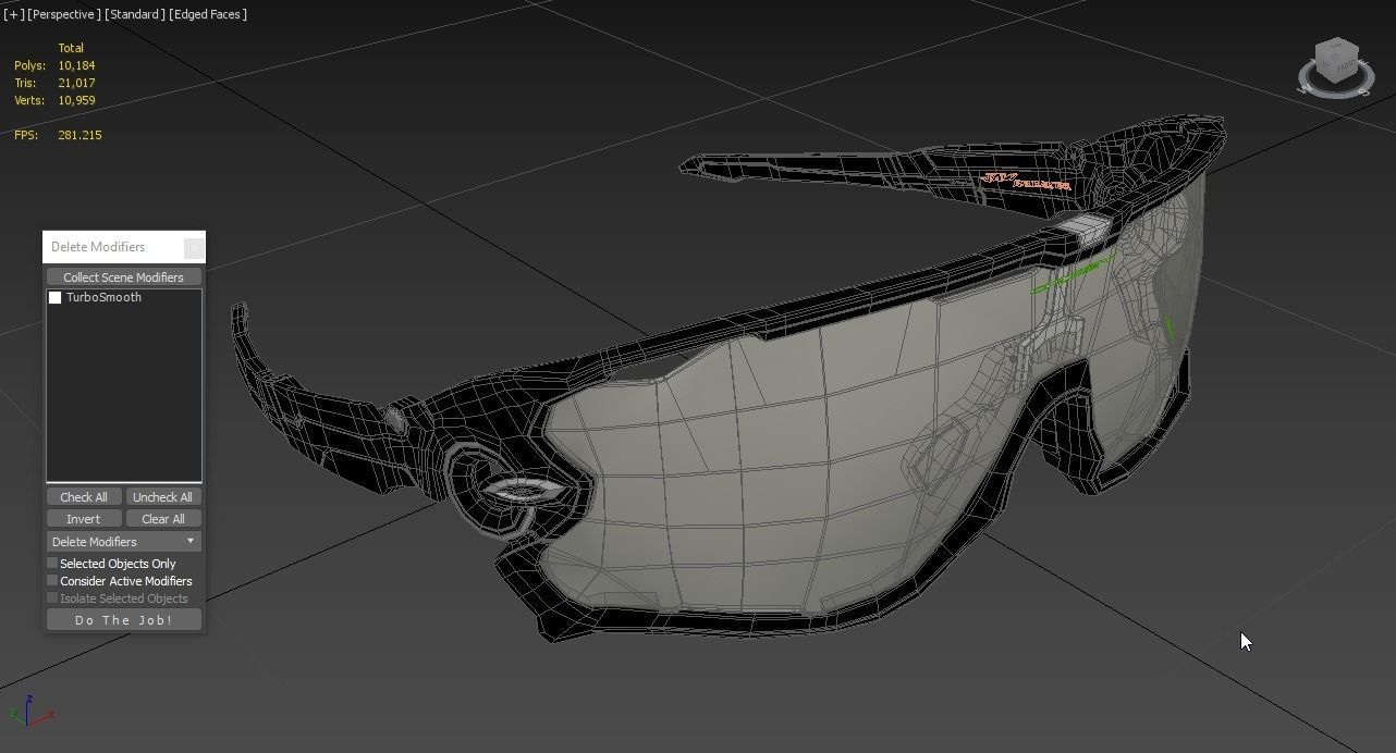 Oakley Jawbreaker Clear Iridium Photochromic Lenses Sunglass 3D model_3