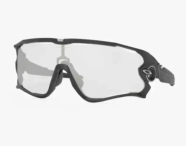 Oakley Jawbreaker Clear Iridium Photochromic Lenses Sunglass 3D model