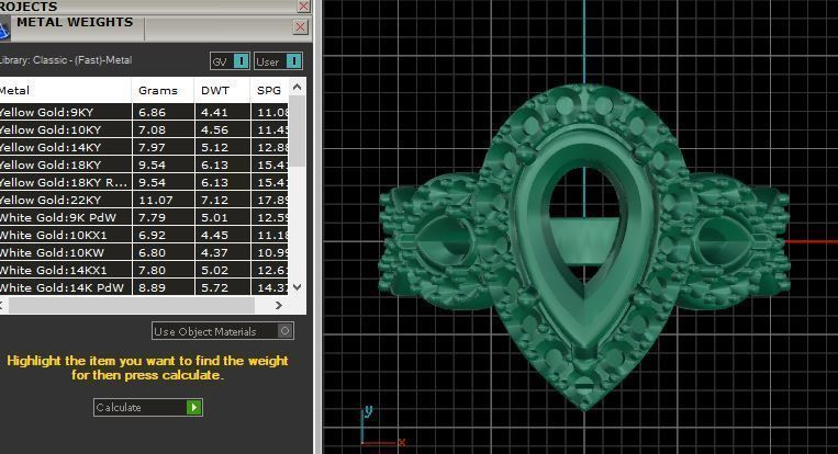 pear shape halo 3D print model_4