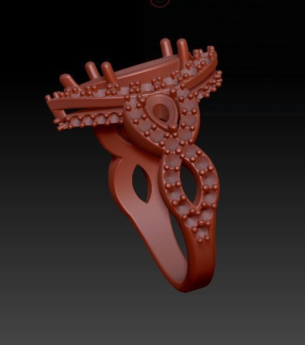 pear shape halo 3D print model_16