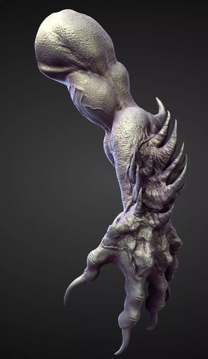 ARM2 high poly sculpt 3D model_0