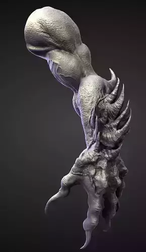 ARM2 high poly sculpt 3D model