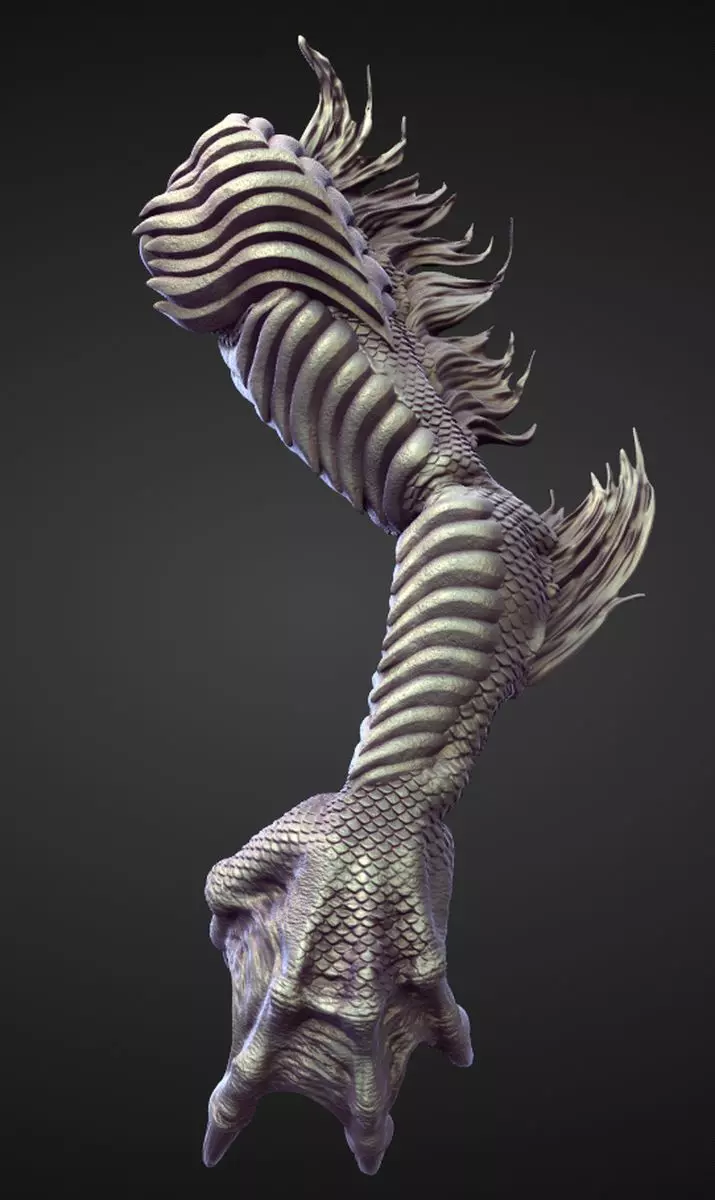 ARM21 high poly sculpt 3D model_0