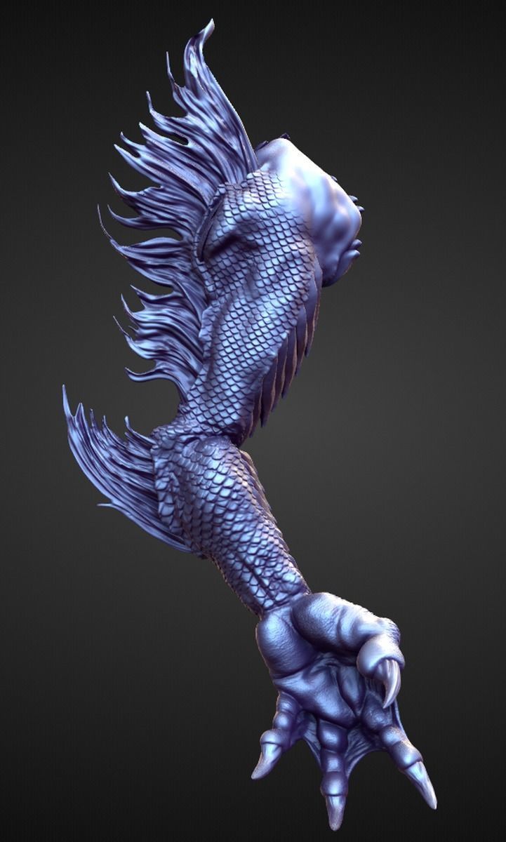 ARM21 high poly sculpt 3D model_1