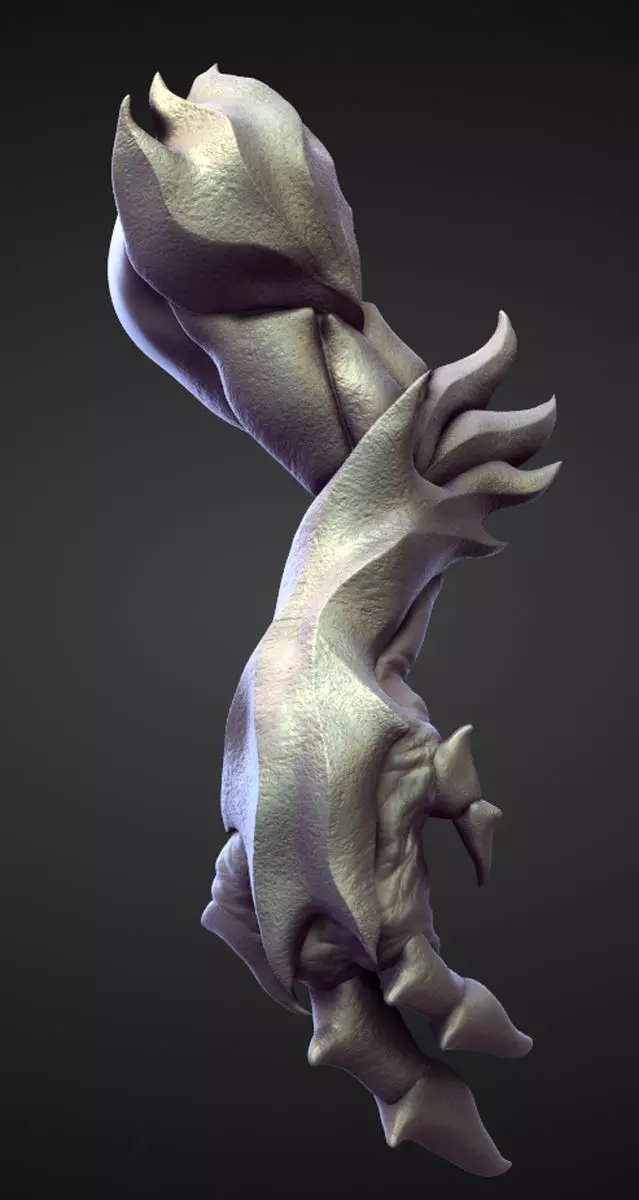 ARM23 high poly sculpt 3D model_0