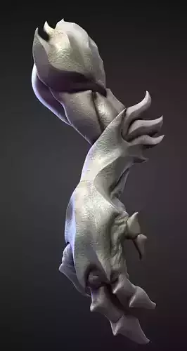 ARM23 high poly sculpt 3D model