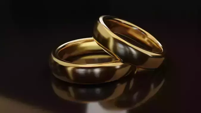 Gold rings