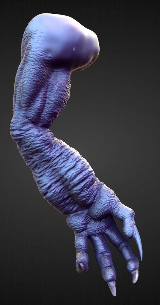 ARM25 high poly sculpt 3D model_1