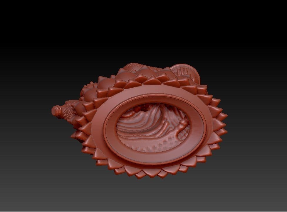 VINAYAGAR 3D golden statue of ganesha 3D print model_4