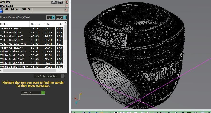 Ring chempion biancos 3D print model_6