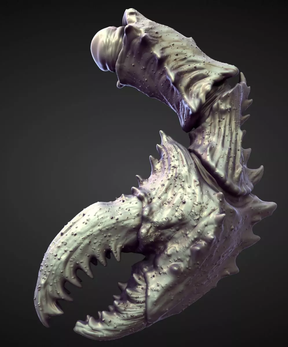 ARM33 high poly sculpt 3D model_0