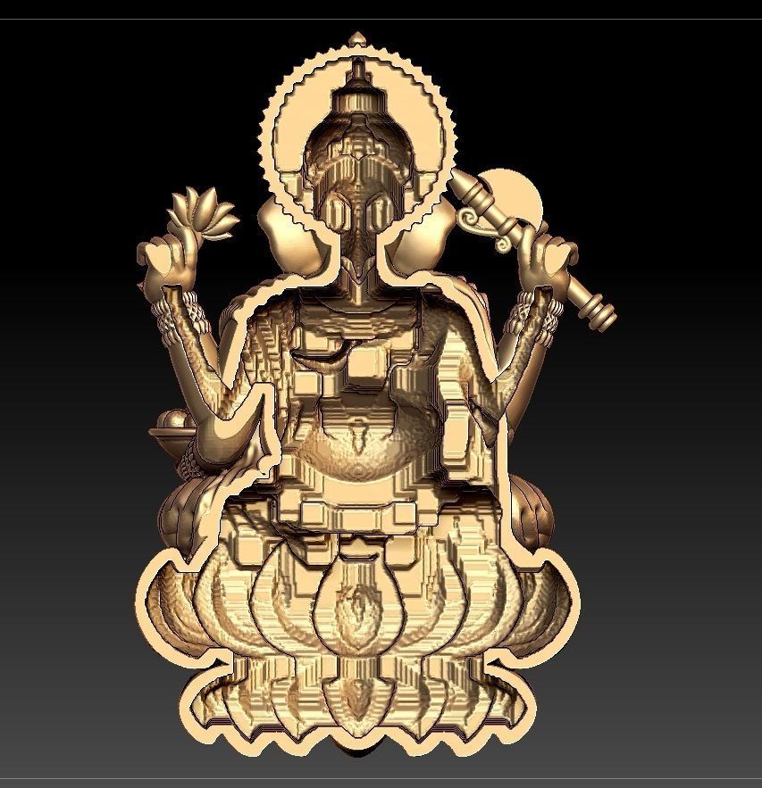 VINAYAGAR PENDENT 3D print model_5