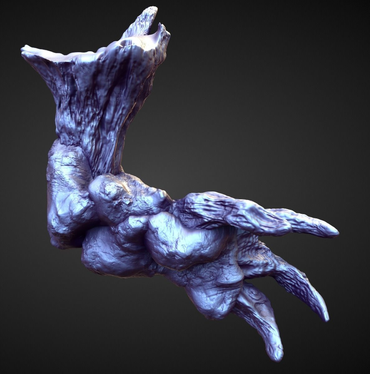 ARM35 high poly sculpt 3D model_1