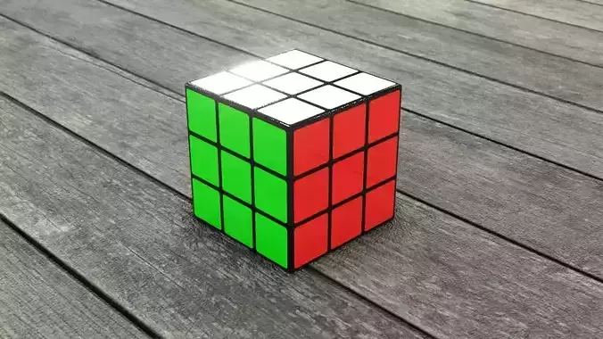 Rubiks Cube - Free 3d model Free low-poly 3D model