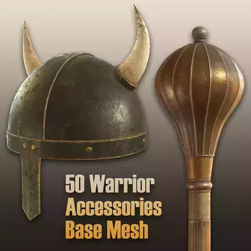 50 Warrior Accessories Base Mesh