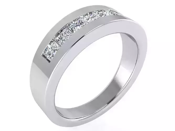 Wedding diamond ring 2973 3D print model