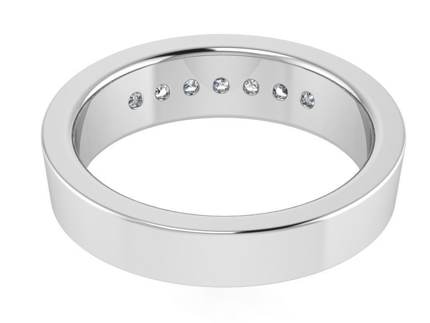 Wedding diamond ring 2973 3D print model 3D print model_3