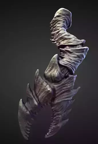 ARM38 high poly sculpt 3D model