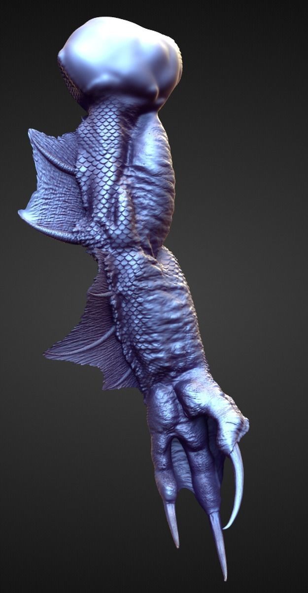 ARM39 high poly sculpt 3D model_1