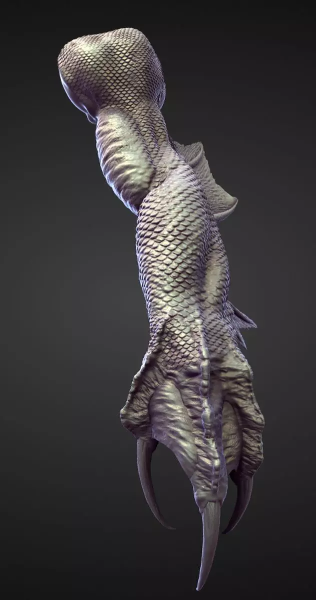 ARM39 high poly sculpt 3D model_0