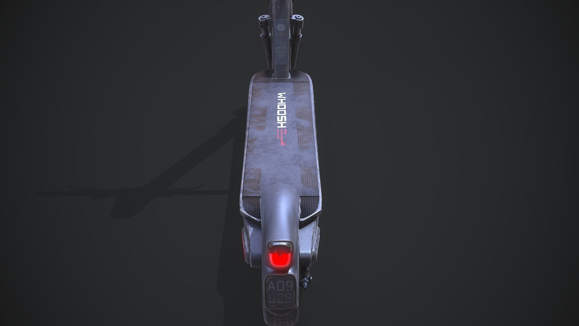 Electric Scooter Whoosh 3D model_8