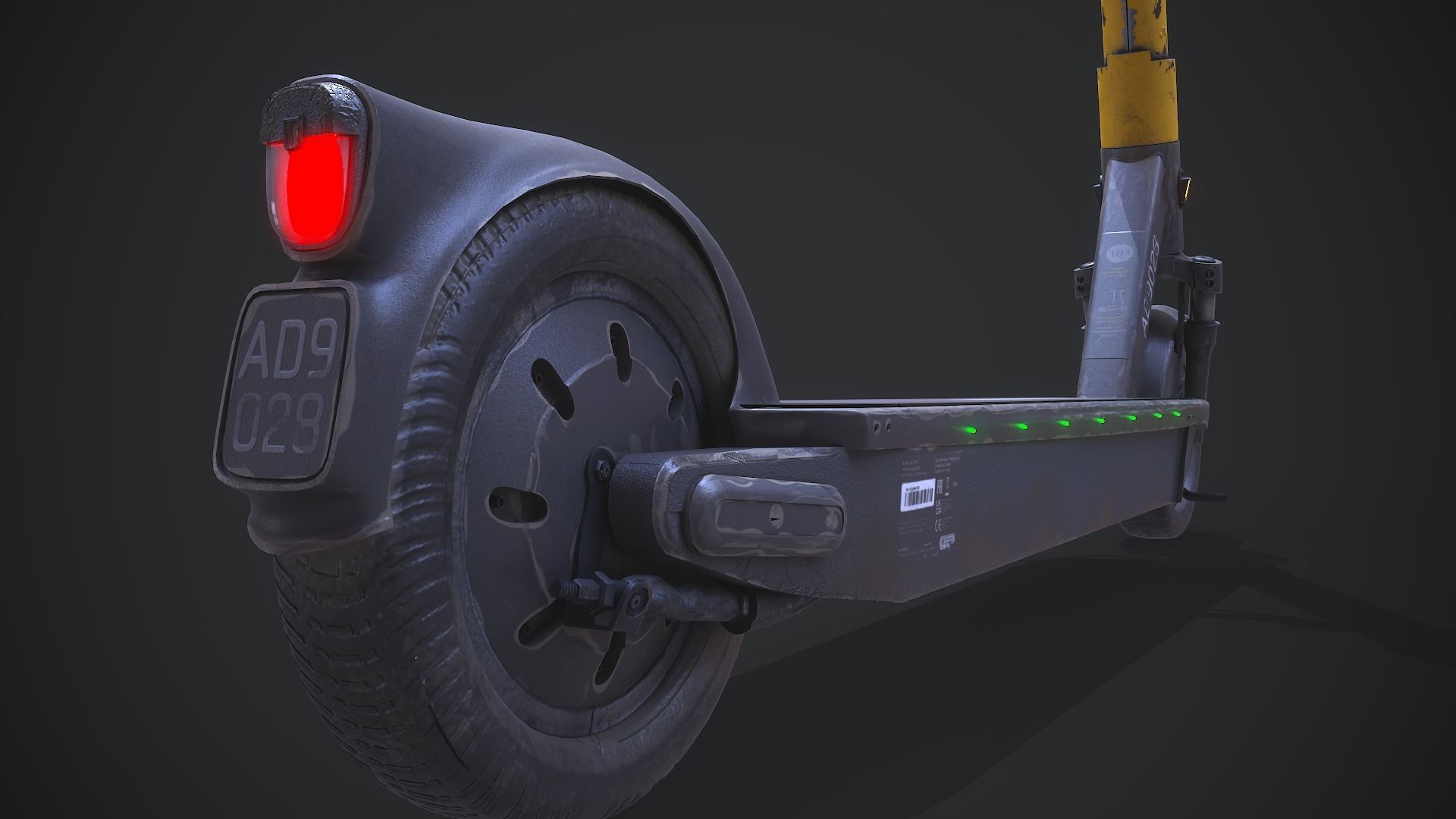 Electric Scooter Whoosh 3D model_4