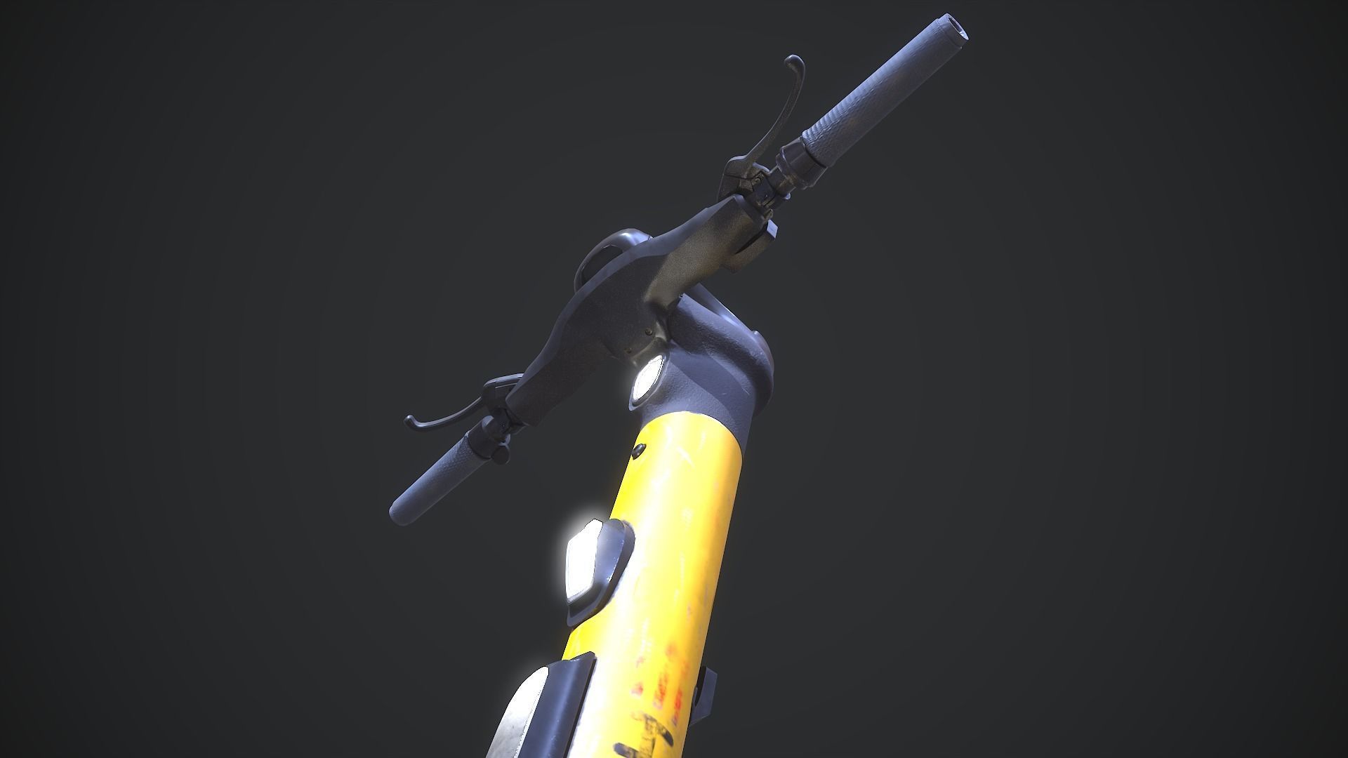 Electric Scooter Whoosh 3D model_12