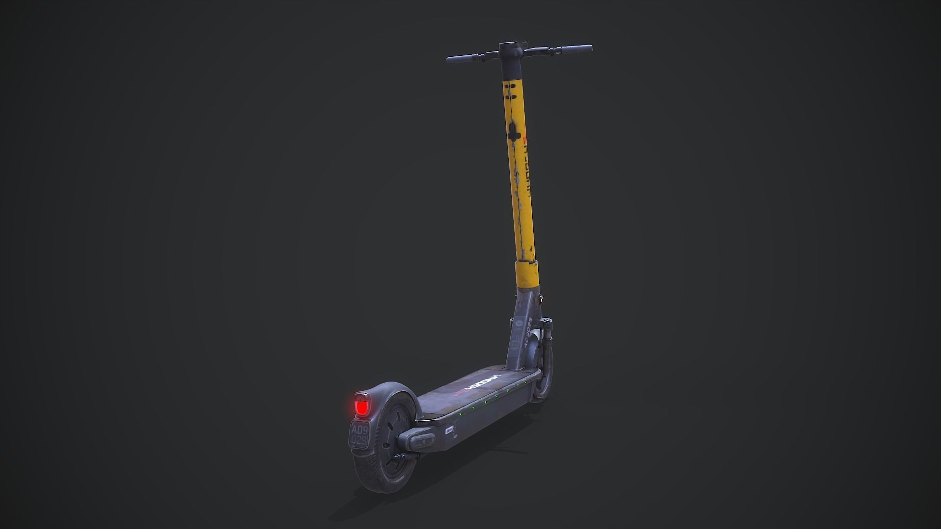 Electric Scooter Whoosh 3D model_3