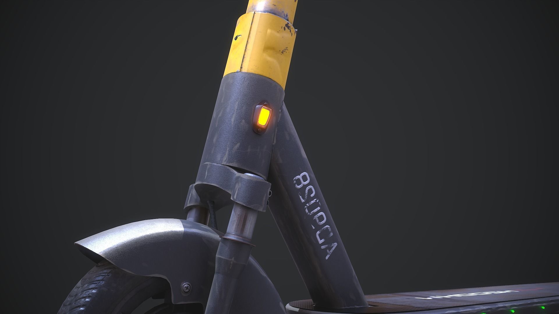 Electric Scooter Whoosh 3D model_10