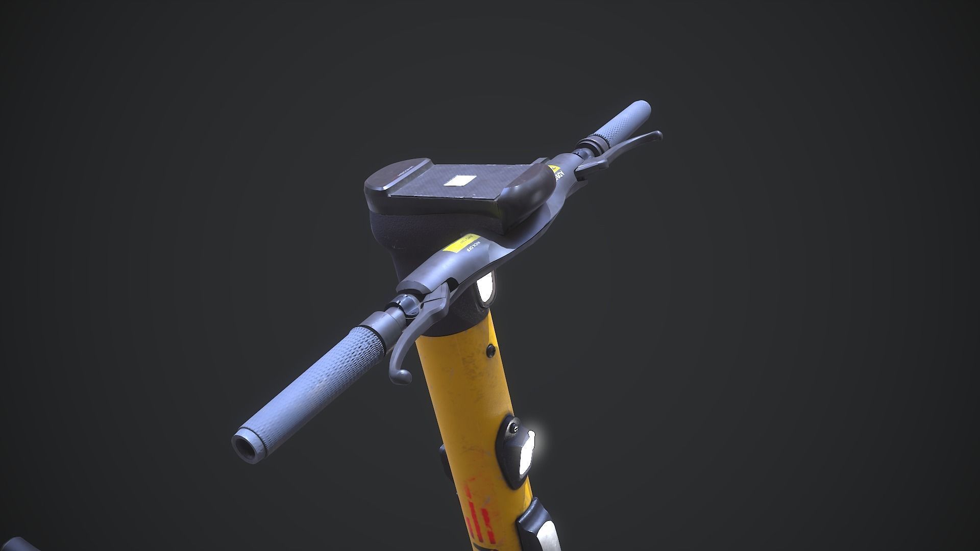 Electric Scooter Whoosh 3D model_13