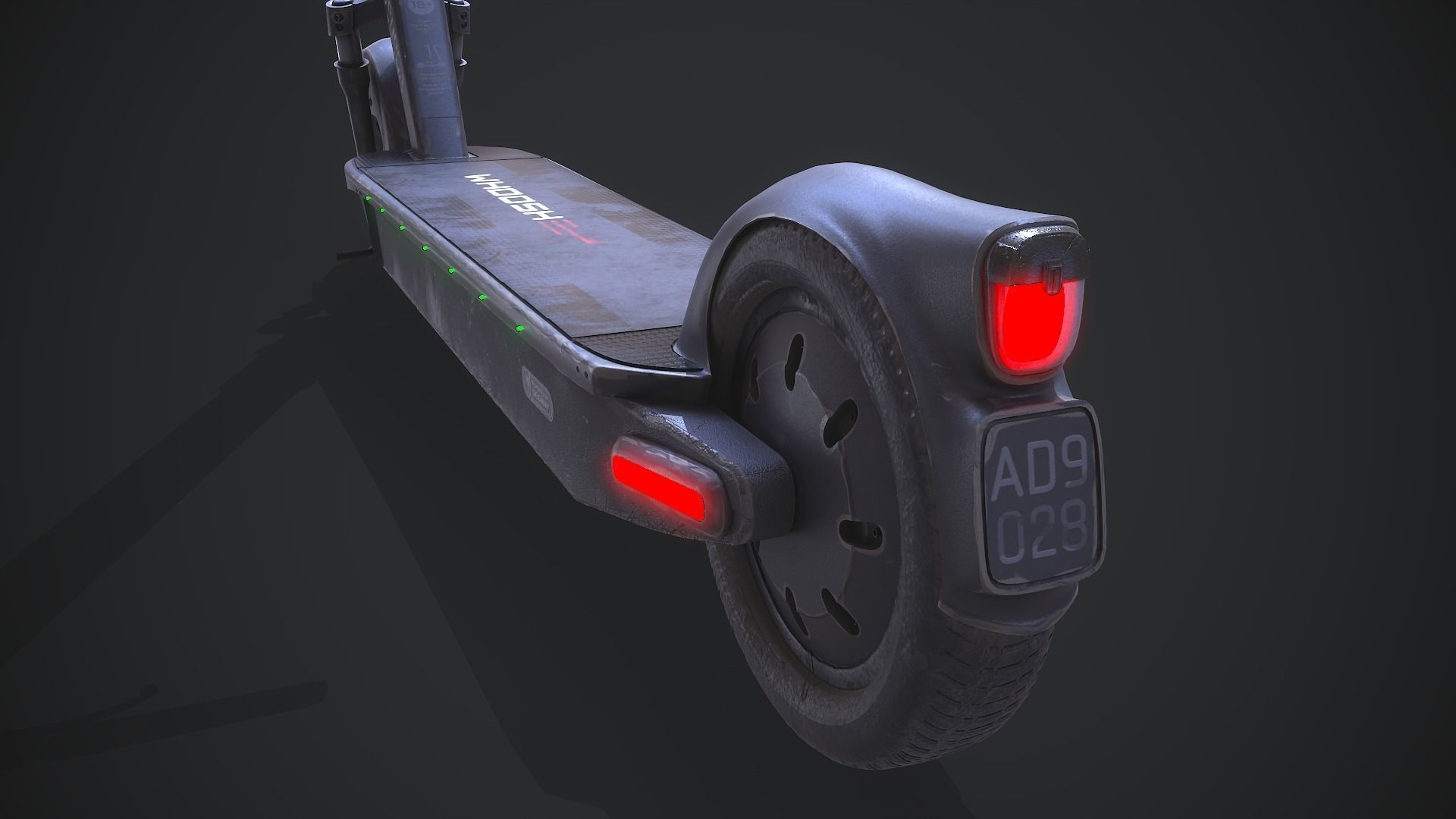 Electric Scooter Whoosh 3D model_5