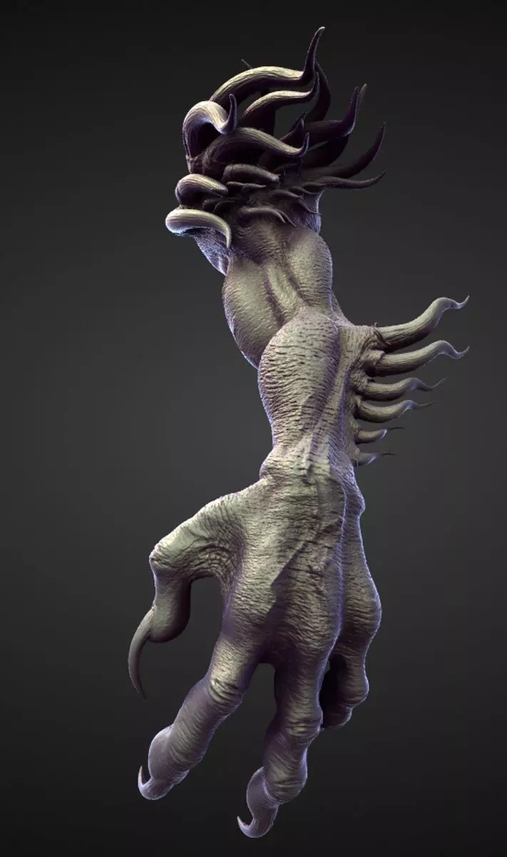 ARM4 high poly sculpt 3D model_0