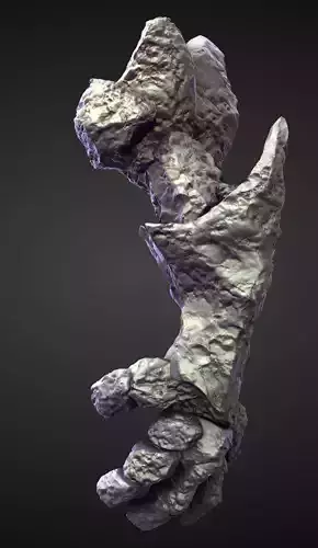 ARM40 high poly sculpt 3D model