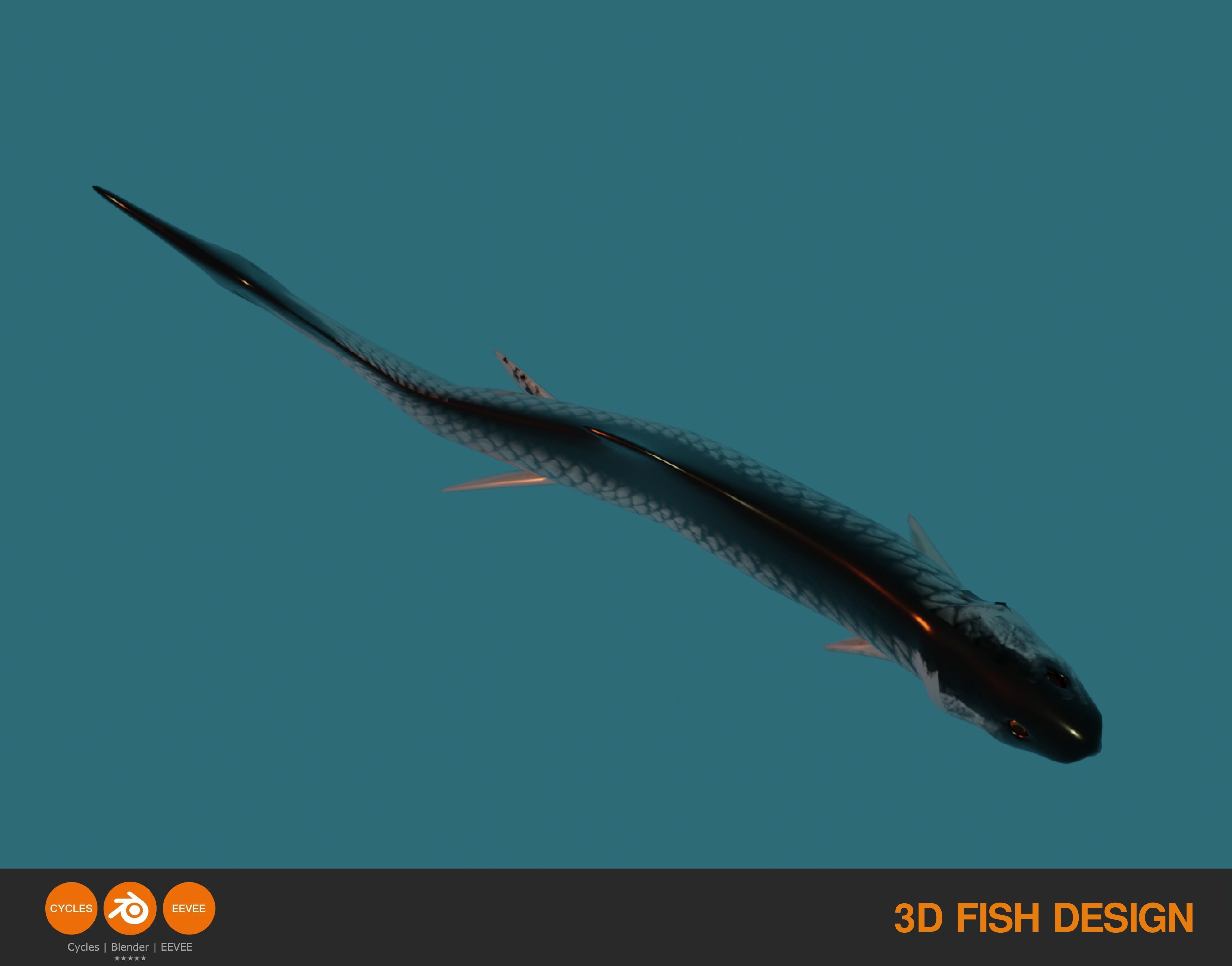 FISH ASSET Low-poly 3D model_3